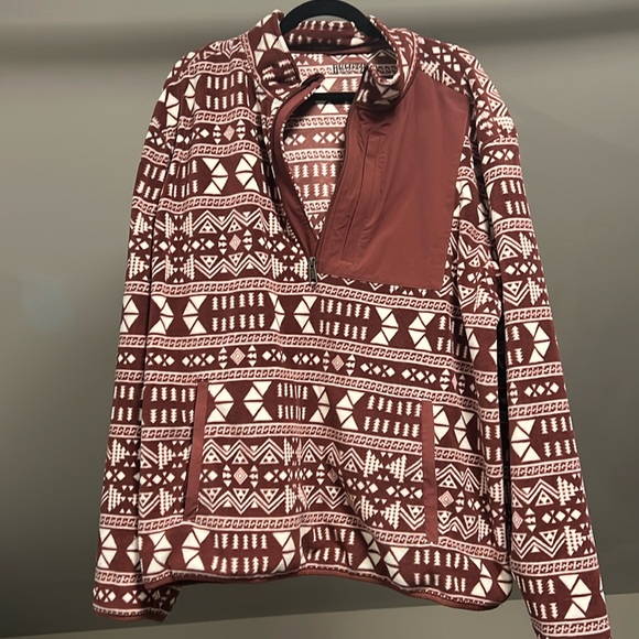 Duluth trading company XL quarter zip with unique design - Picture 1 of 3